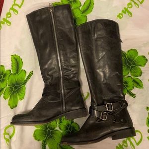 Black rider boots